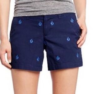 Old Navy Sailboat Embroidered Shorts